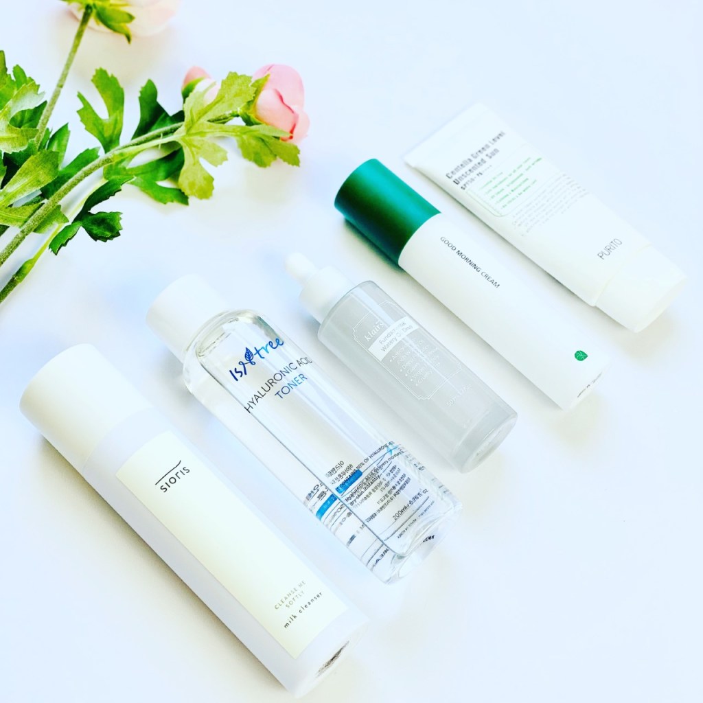 Maree's morning skincare routine